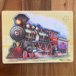 Melissa and Doug Train puzzle with sound